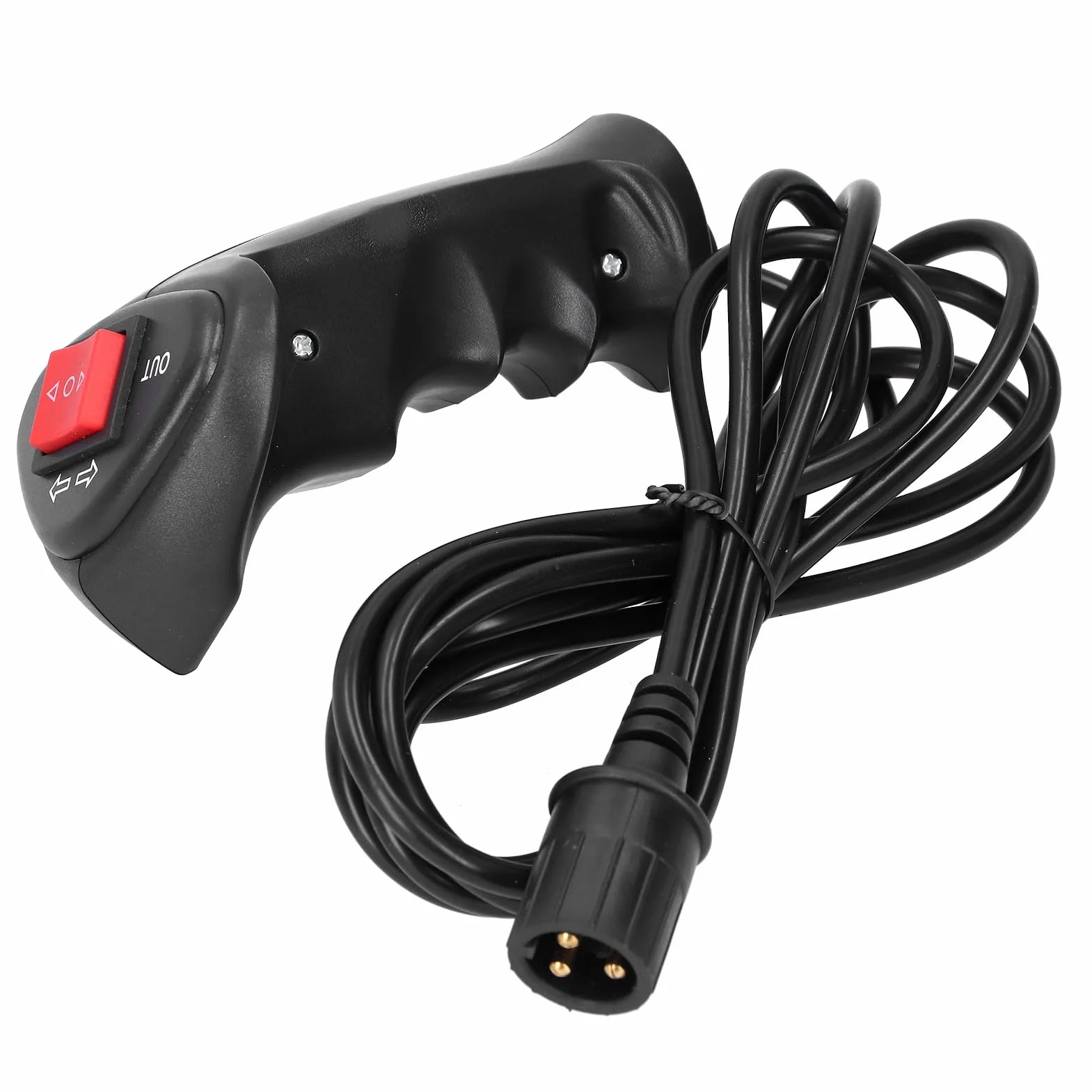 3Pin Kontroluj Zdalnie wyciągarkę elektryczną za pomocą Tego Pilota Zdalnego Sterowania Dostarczany z Kablem o Długości 9,2 Stopy do Użytku w Samochodzie i Pojeździe Terenowym