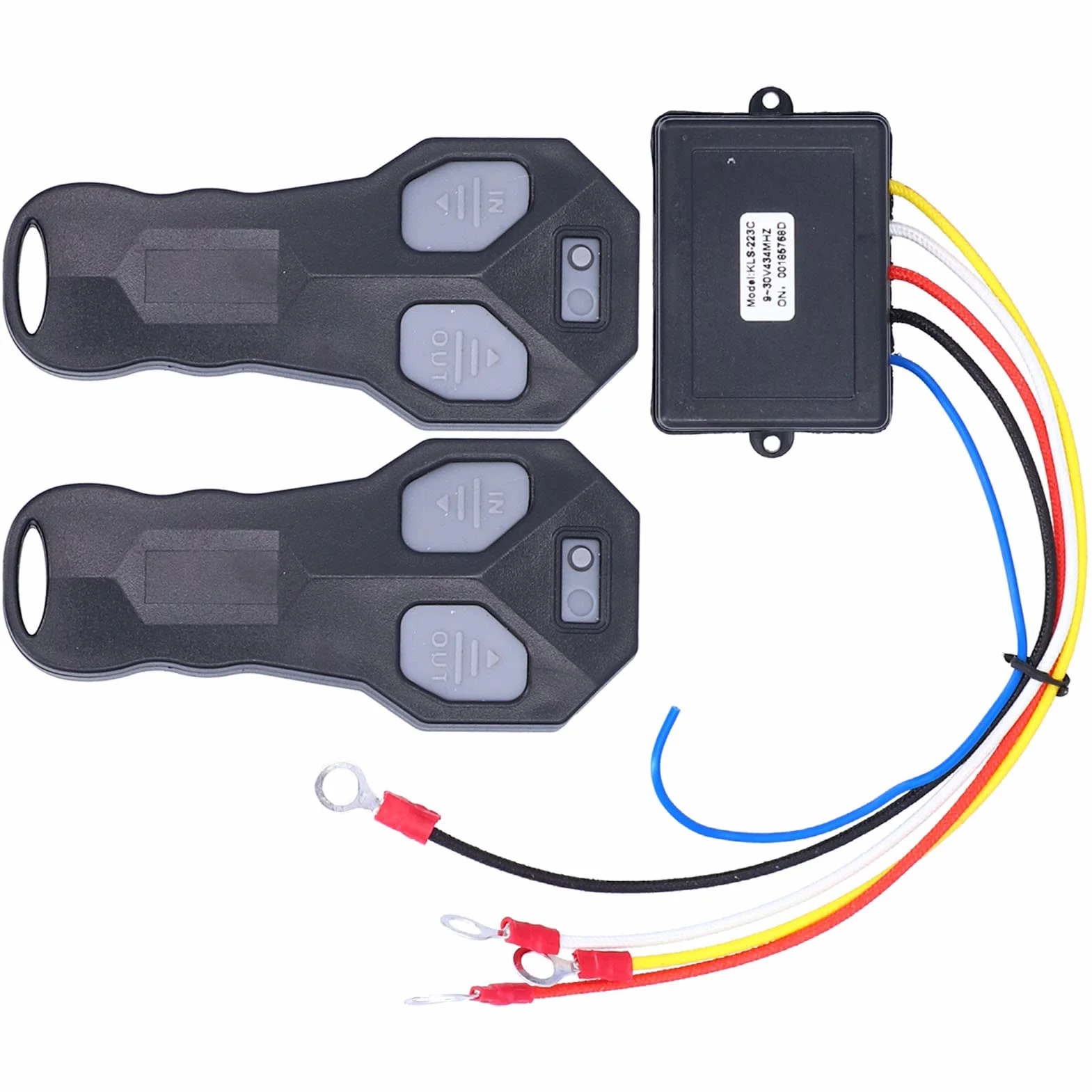 Akozon Zdalnego Sterowania, 2 szt. Bezprzewodowy Pilot Zdalnego Sterowania 12V Elektryczny Zamiennik do ATV Truck Uniwersalny