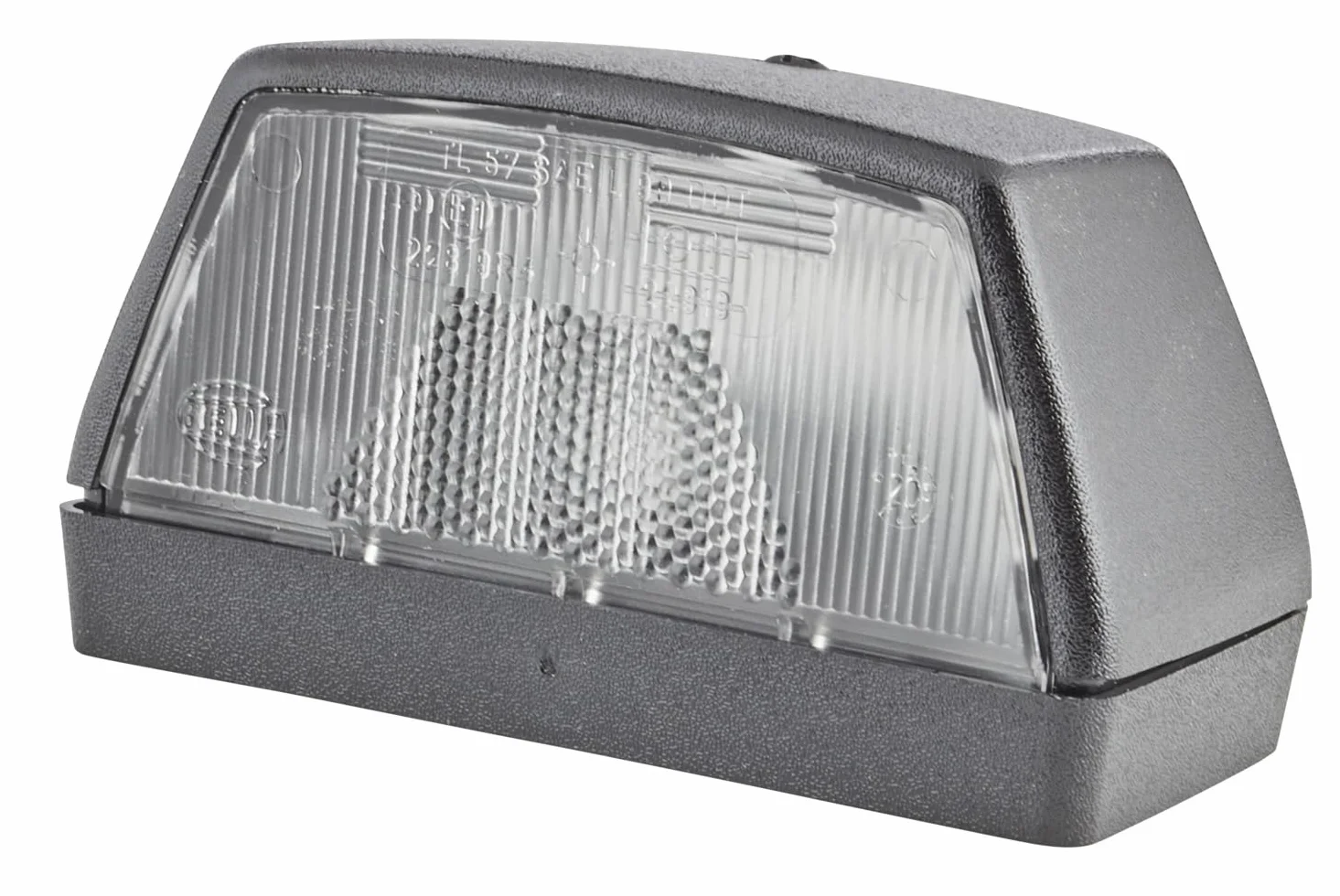 HELLA 2KA 003 389-081 Oświetlenie tablicy rejestracyjnej - Halogen - Oprawa/Mocowanie PG - ECE/ADR/GGVS - z lewej/z prawej