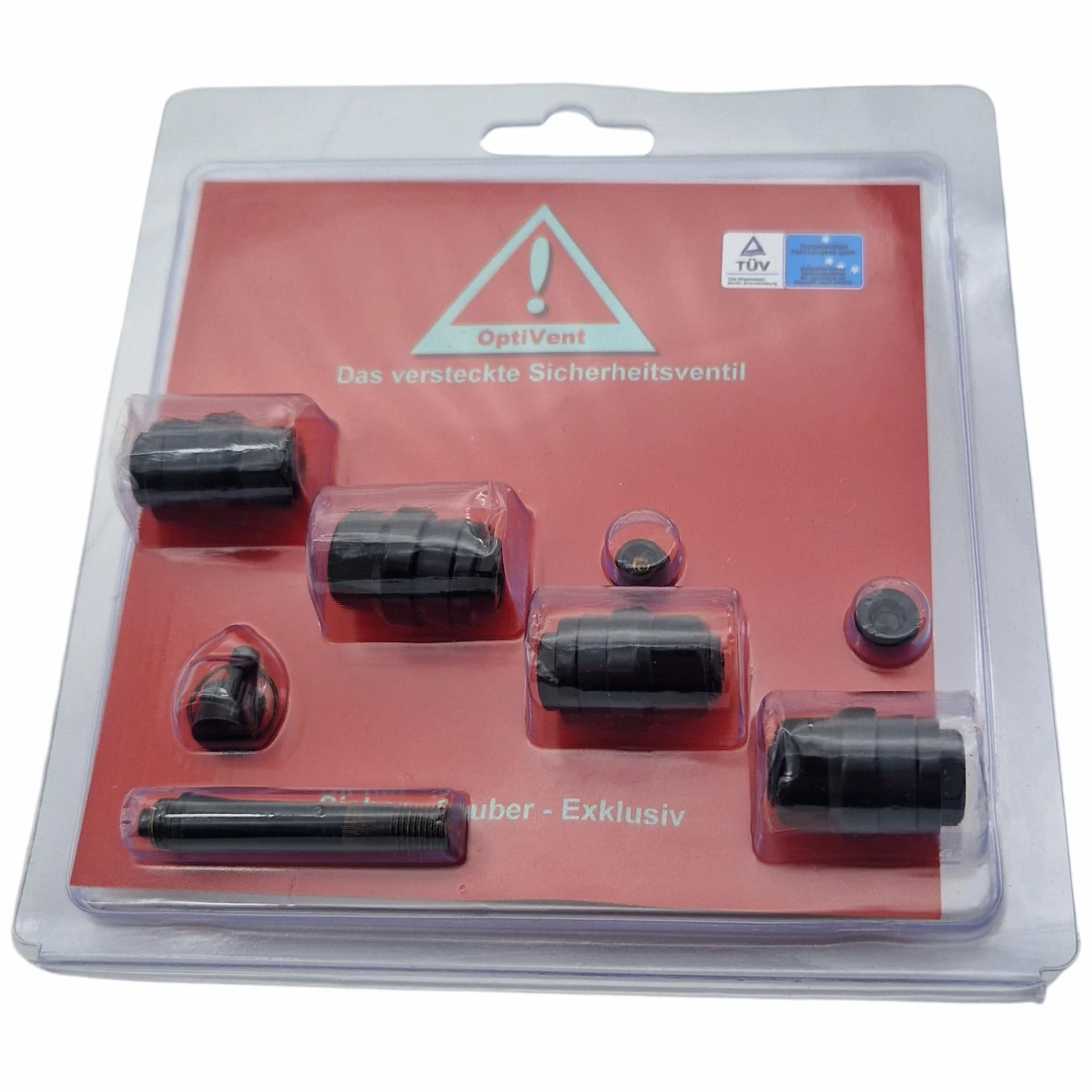 NAA Czarne ukryte ukryte zawory OptiVent 11,3 mm, zawór metalowy z certyfikatem TÜV