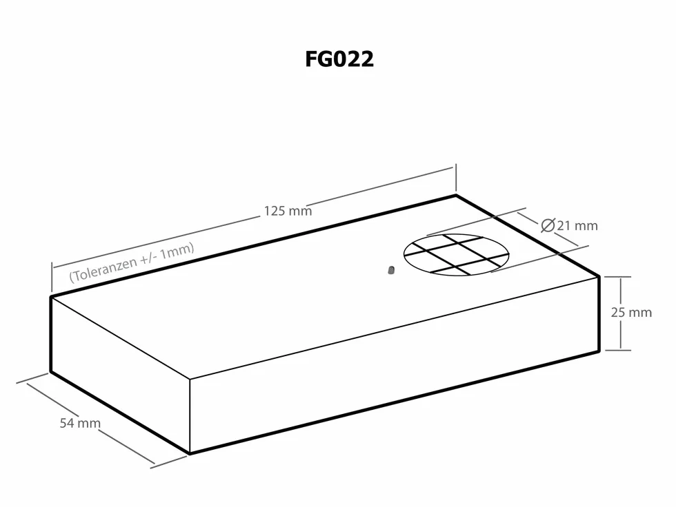 Kemo FG022 Odstraszacz, Czarny, 13 x 5 x 3 cm