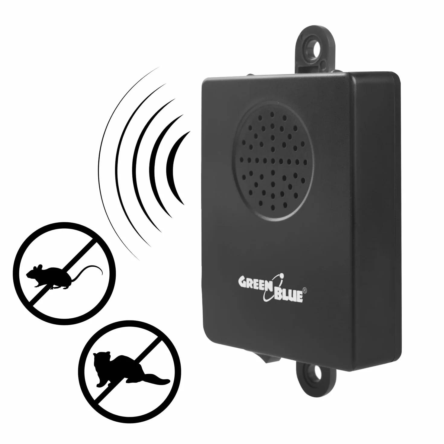 GreenBlue GB730 ultradźwiękowy 45 m2 samochodowy odstraszacz gryzoni mysz elektroniczny odstraszacz szkodników urządzenie odstraszające myszy odstraszacz szczurów gryzoni zwalczanie szkodników bez