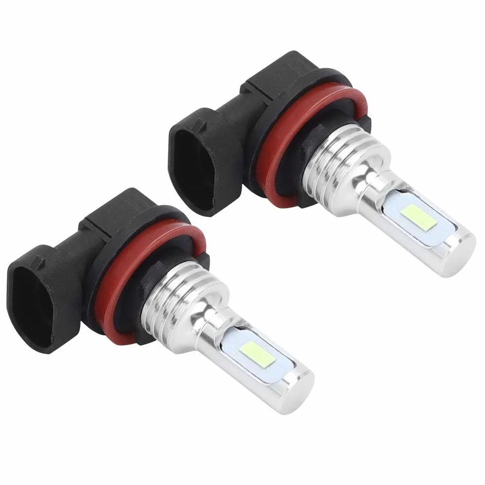 Tbest Żarówka LED przeciwmgielna, 2 szt. H8/H11 80 W 8000K Ice Blue12-24 V uniwersalna żarówka przeciwmgielna