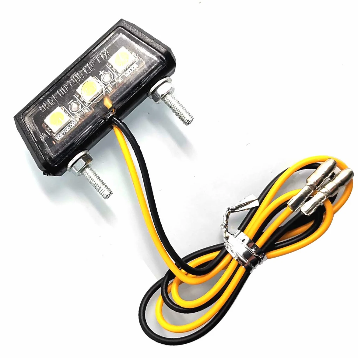Greluma 1 szt. lampka tablicy rejestracyjnej motocyklowej 3 SMD LED Chip Mini Tiny lampa