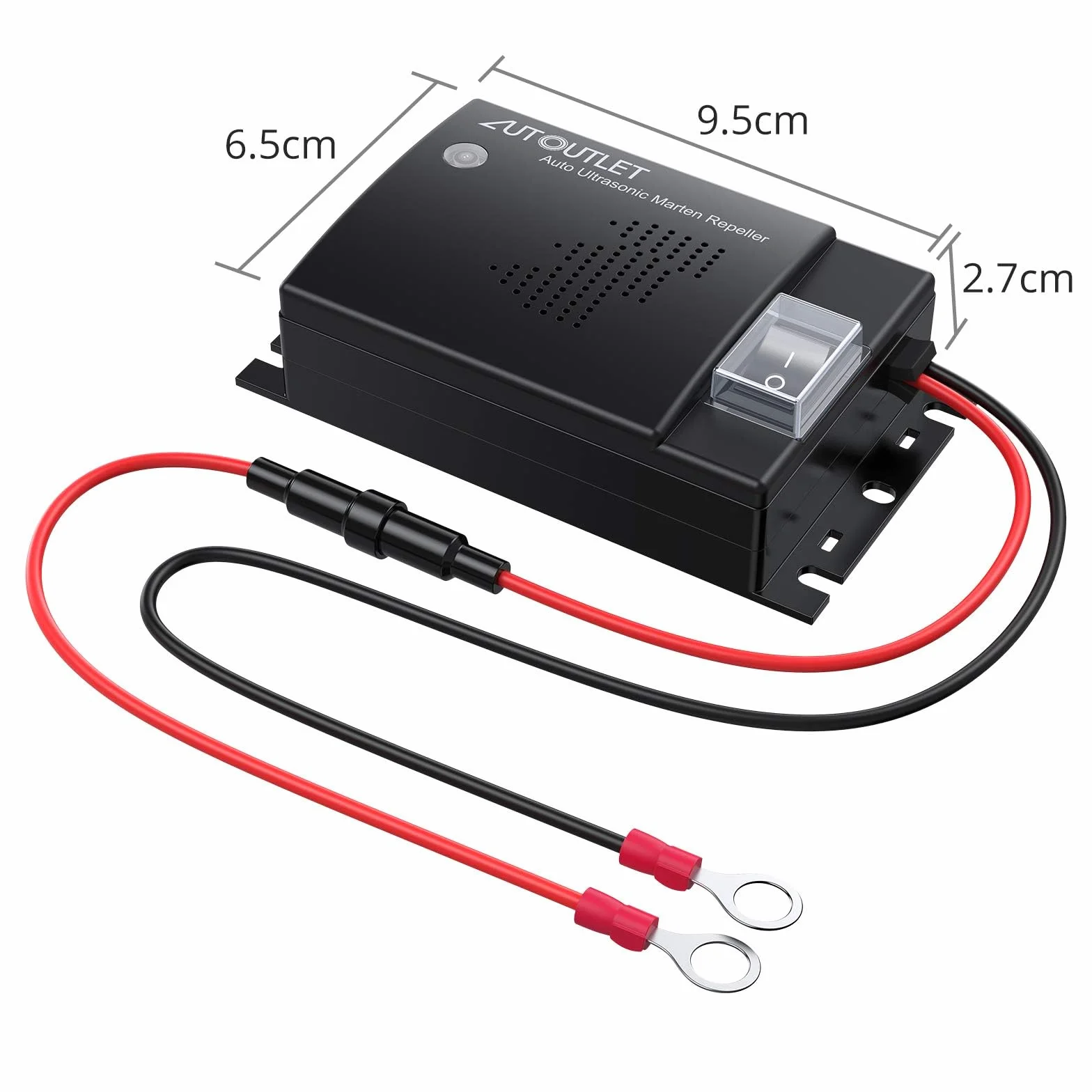 AUTOUTLET 2 szt. DC 12 V samochód ultradźwiękowy odstraszacz myszy miernik szczur gryzonie szkodniki odstraszacz zwierzęta pozbądź się szczurów myszy gryzonie wiewiórka kuna