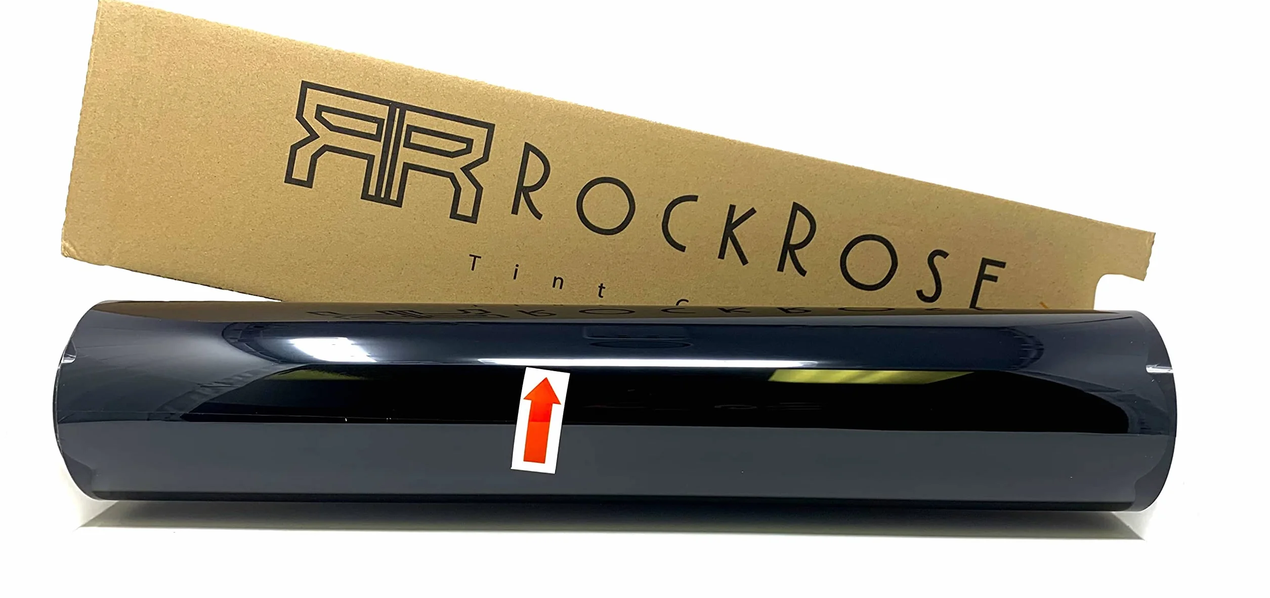 RockRose Węgiel drzewny Premium Carbon 35% VLT Car Tint 50 cm x 60 m, profesjonalna osłona szyb, blokada UV i IRR do samochodów lub budynków, folia samoprzylepna, łatwa kurczliwość, przyjazna dla
