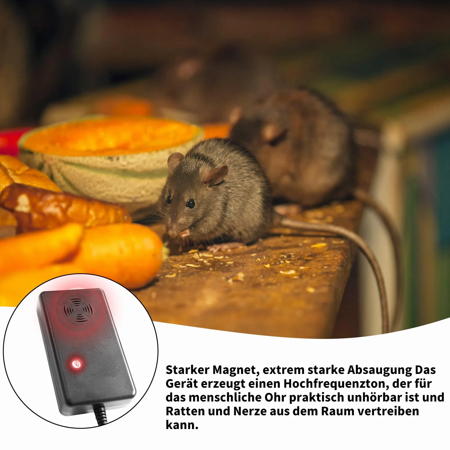 2 sztuki odstraszacz kun do samochodu, z wtyczką, odstraszacz kun, ultradźwiękowy odstraszacz kun, do ogrodu, stodoły, garażu, piwnicy