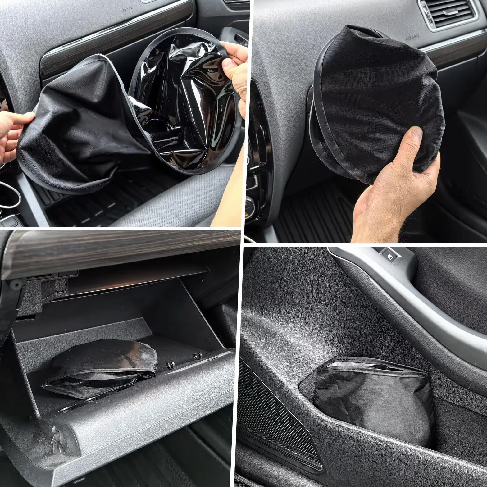 Osłona przeciwsłoneczna samochodu Absorpcja elektrostatyczna boczna szyba przednia dla dzieci ochrona UV 51 × 31 cm uniwersalny rozmiar 2 sztuki