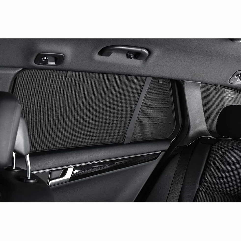 CAR SHADES zestaw (tylne drzwi boczne) kompatybilny z Toyota RAV-4 (5. generacji) 2018- (2 sztuki) - niestandardowe osłony przeciwsłoneczne do samochodów