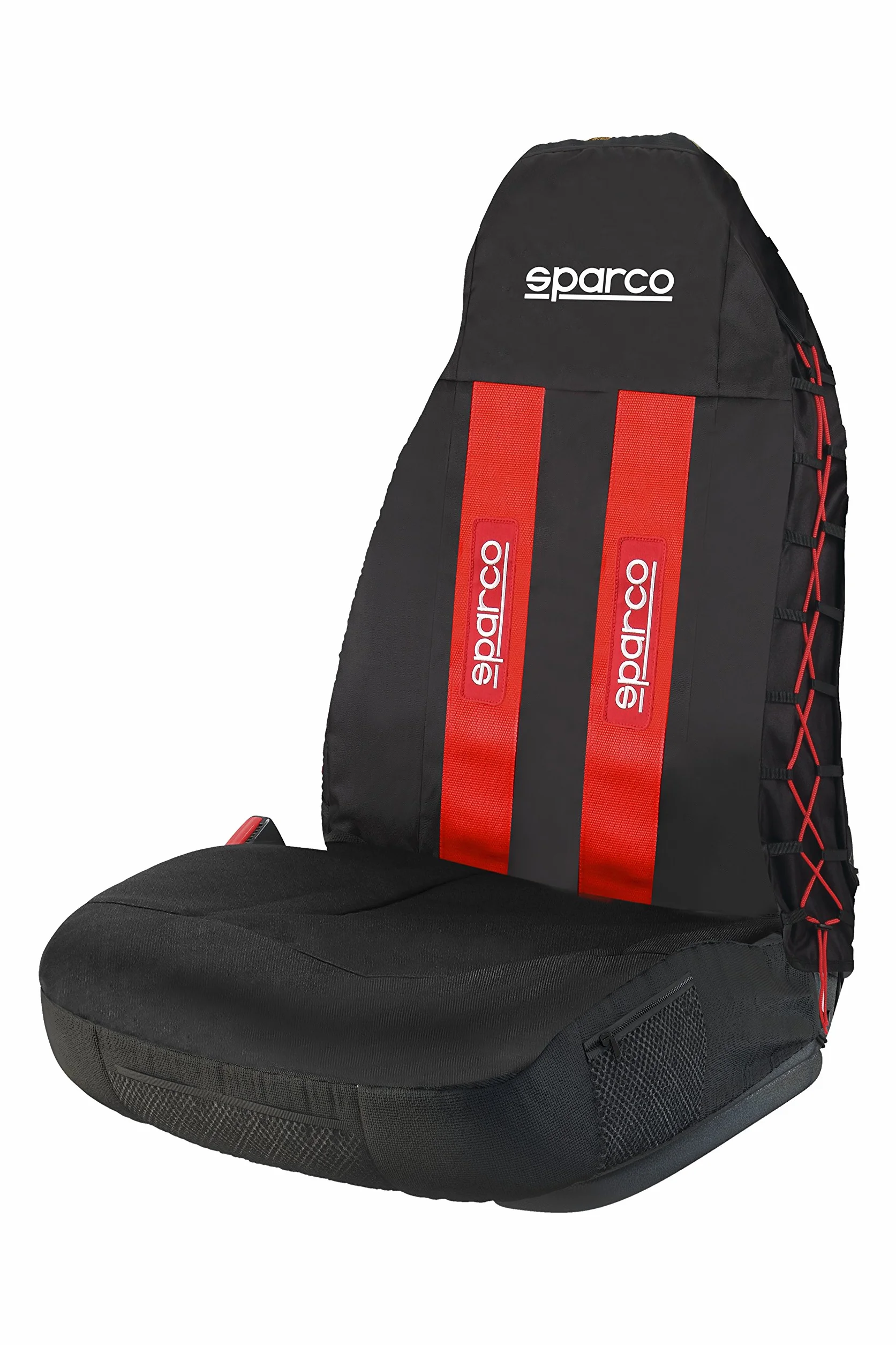 SPARCO SPC1020RS pokrowce na pojedyncze siedzenia podszewka, czerwona