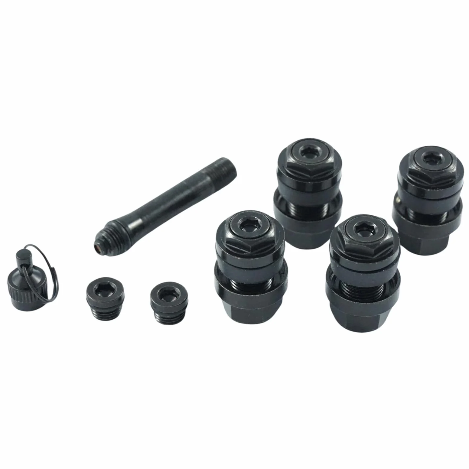 NAA Czarne ukryte ukryte zawory OptiVent 11,3 mm, zawór metalowy z certyfikatem TÜV