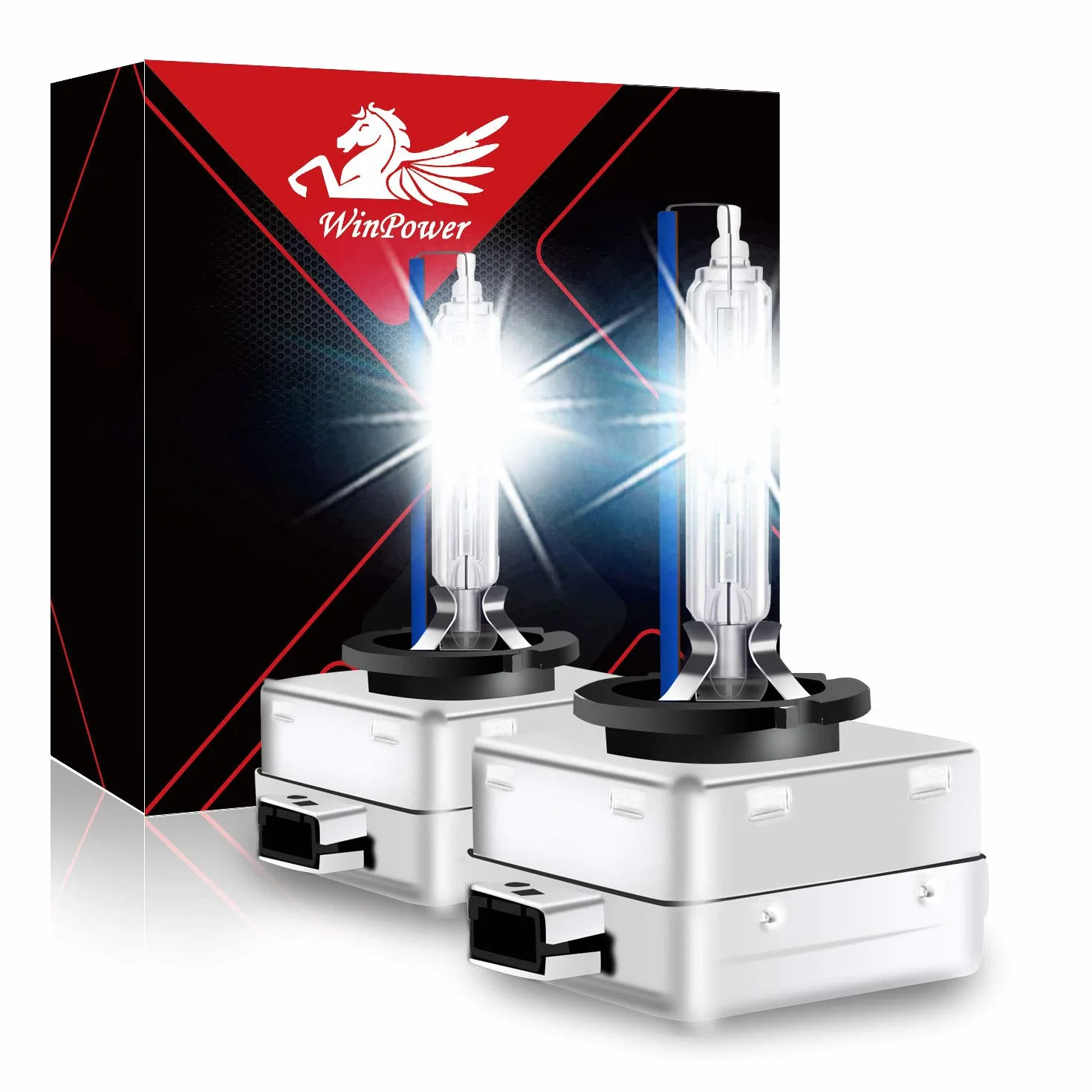 WinPower D1S żarówka ksenonowa 35W lampa wyładowcza reflektorów wymień zestaw HID 12V żarówki samochodowe 8000K chłodne niebieskie światło X-treme, 1 para