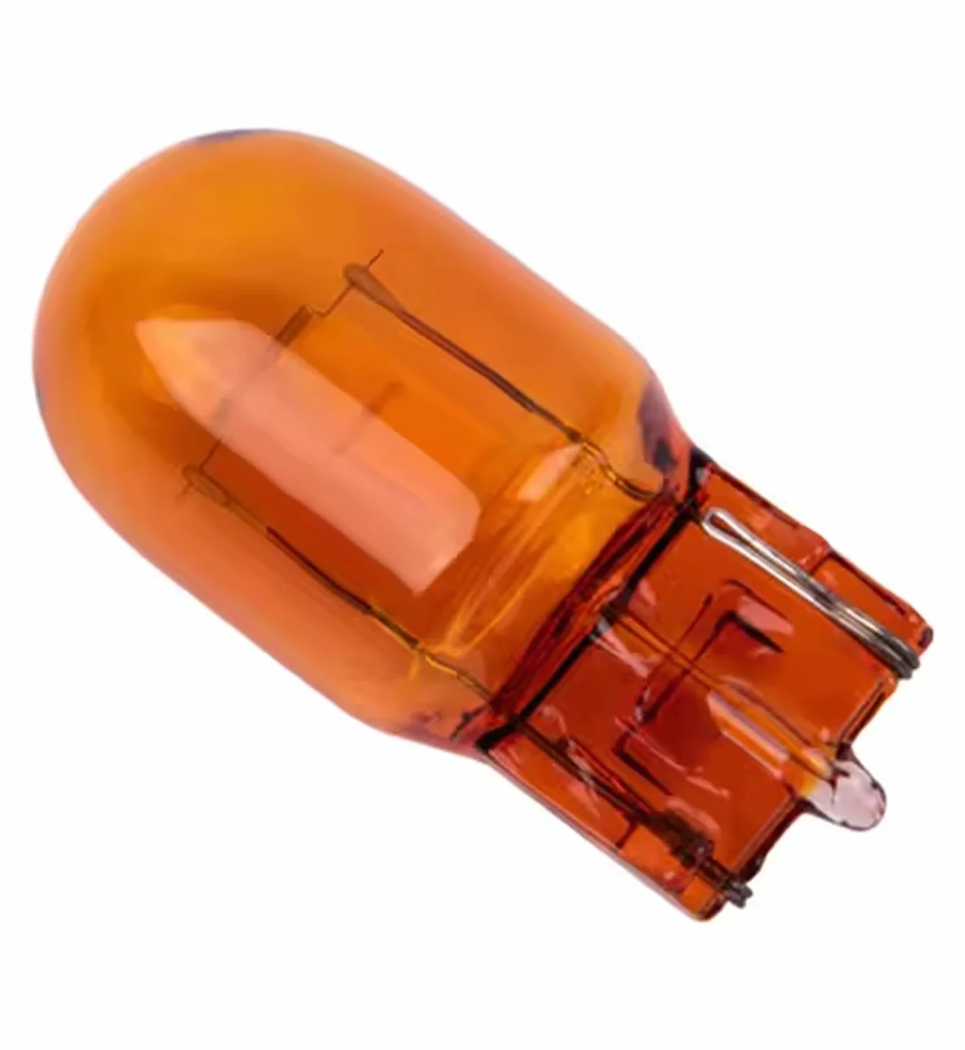 LIGHTWORLD24 10 x WY21W T20 lampka kontrolna żarówka kontrolna 12V pomarańczowo-żółta szklana podstawa lampy W3X16D lampa samochodowa 21W żarówka żarówka kontrolna 21 wat