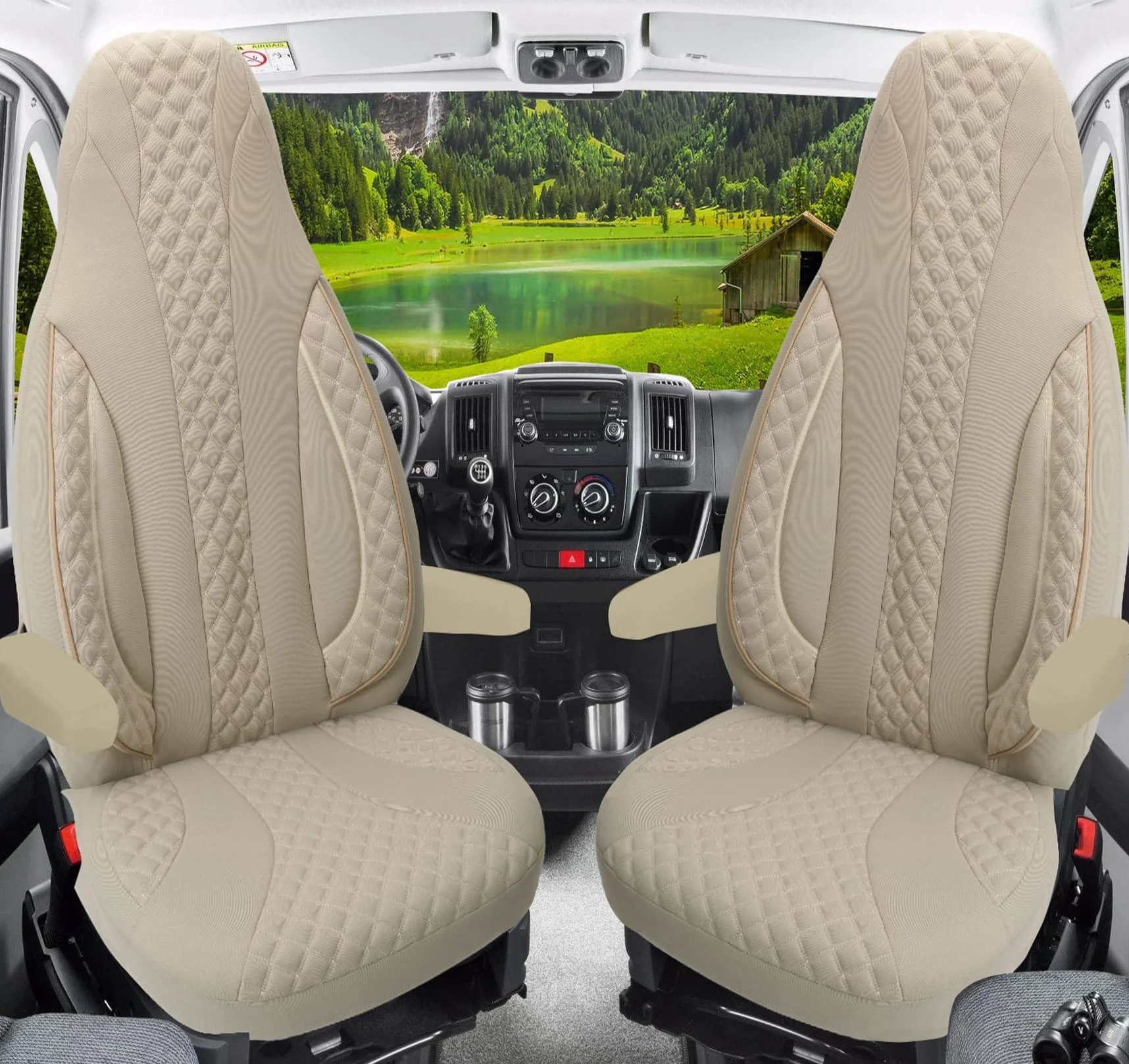 BREMER SITZBEZÜGE Pokrowce na samochód kempingowy Fiat Ducato 250 Cruiser Line 640 WPL405
