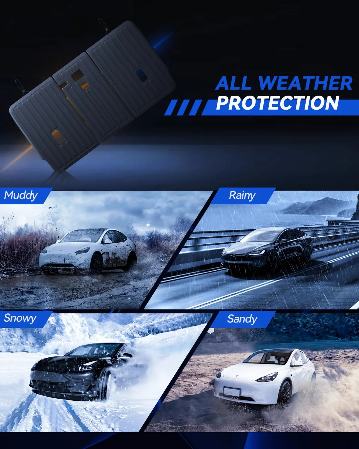 UK-RHD pokrowiec na tylne siedzenie w drugim rzędzie do Tesla Model Y 2025 Juniper All-Weather TPE ochraniacz na siedzenie wodoodporny i antypoślizgowy pokrowiec na tylne siedzenie Tesla Model Y