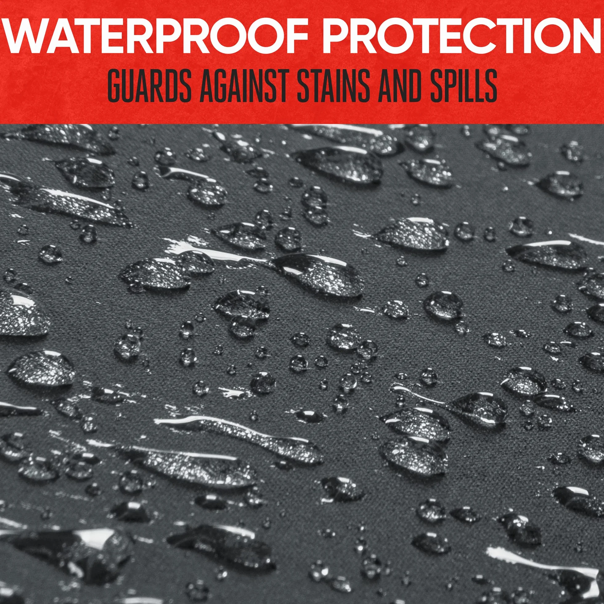 Motor Trend AquaShield wodoodporna tylna ławka – wyściełany neoprenowy pokrowiec na tylne siedzenie do samochodów, idealny ochraniacz na siedzenie dla dzieci i psów, pokrowce wewnętrzne do samochodów