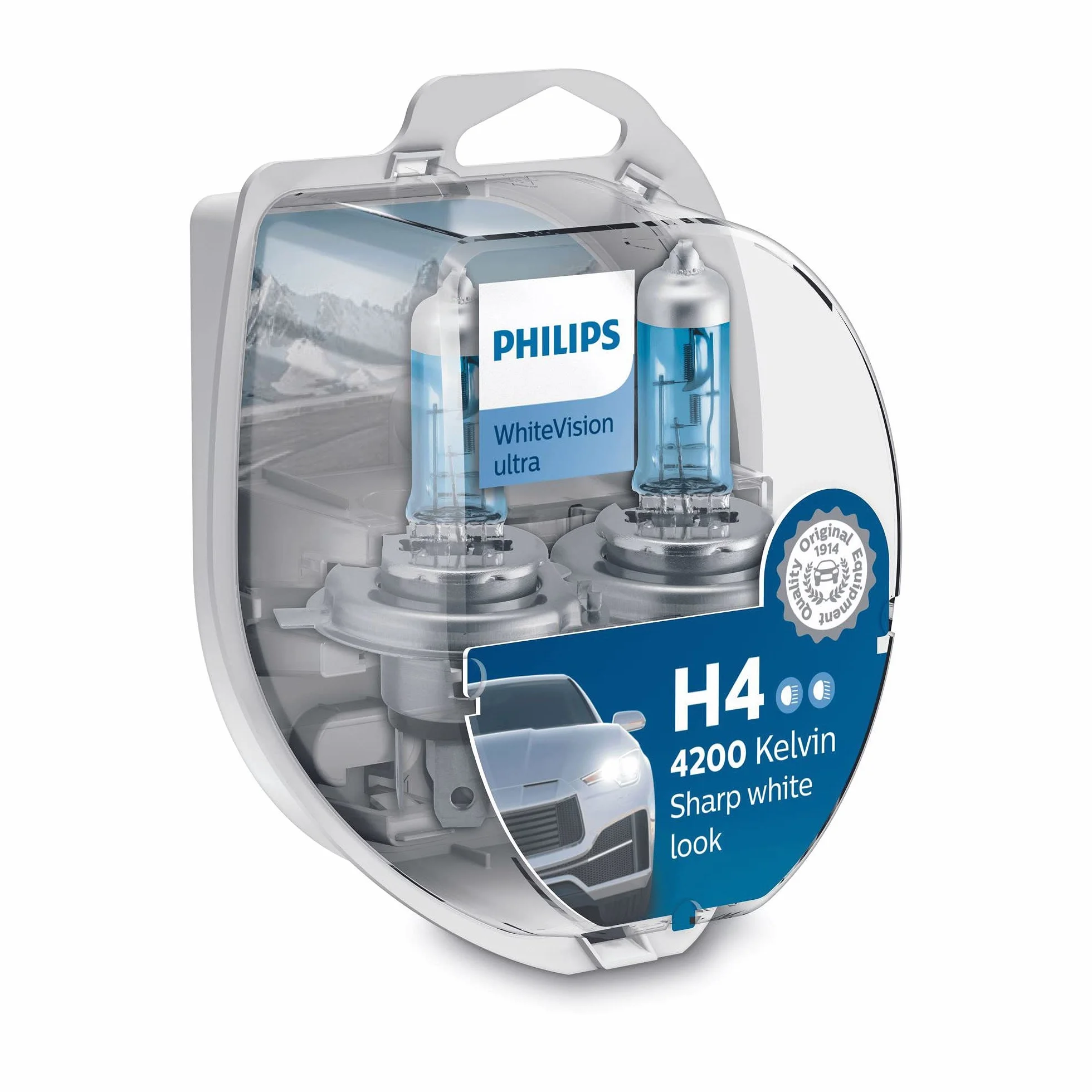 Philips Żarówka, Srebrny, H4, 2 Sztuki