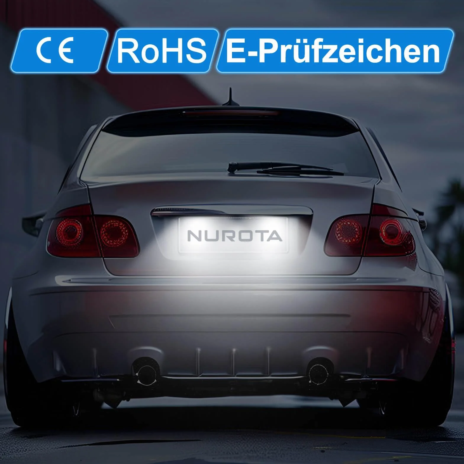 Led Kennzeichenbeleuchtung - Canbus LED-Technologie - Wasserdicht Kennzeichenleuchte für W204, W212, W221, S204, S212, C204, C207, A207, CLA C117