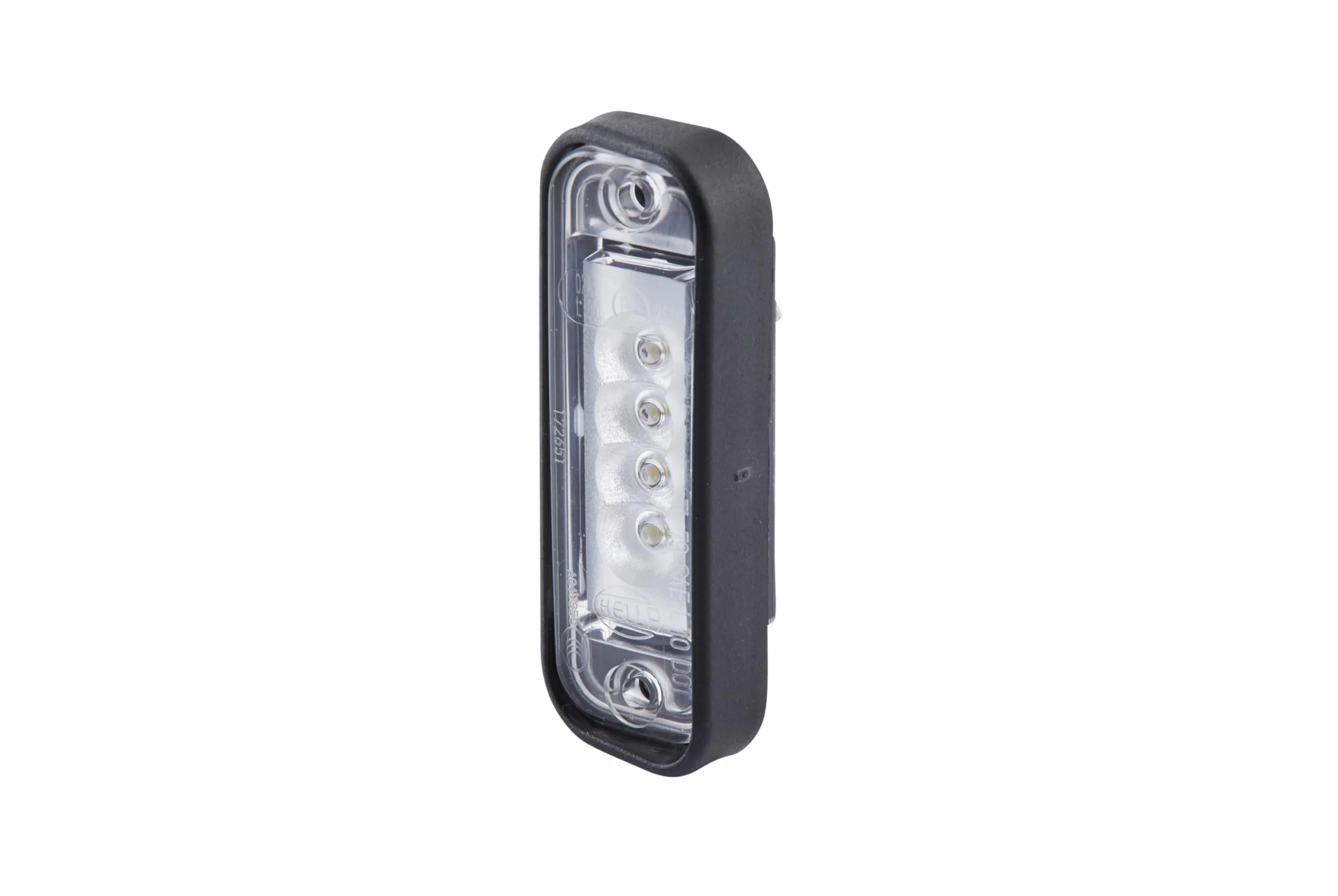 HELLA Oświetlenie tablicy rejestracyjnej - LED - 12V - Zabudowa/Połączenie śrubowe - CCC/ADR/GGVS - Kolor szkła reflektora: przezroczysty - Wtyczki: Wtyk płaski - 2KA 010 278-311