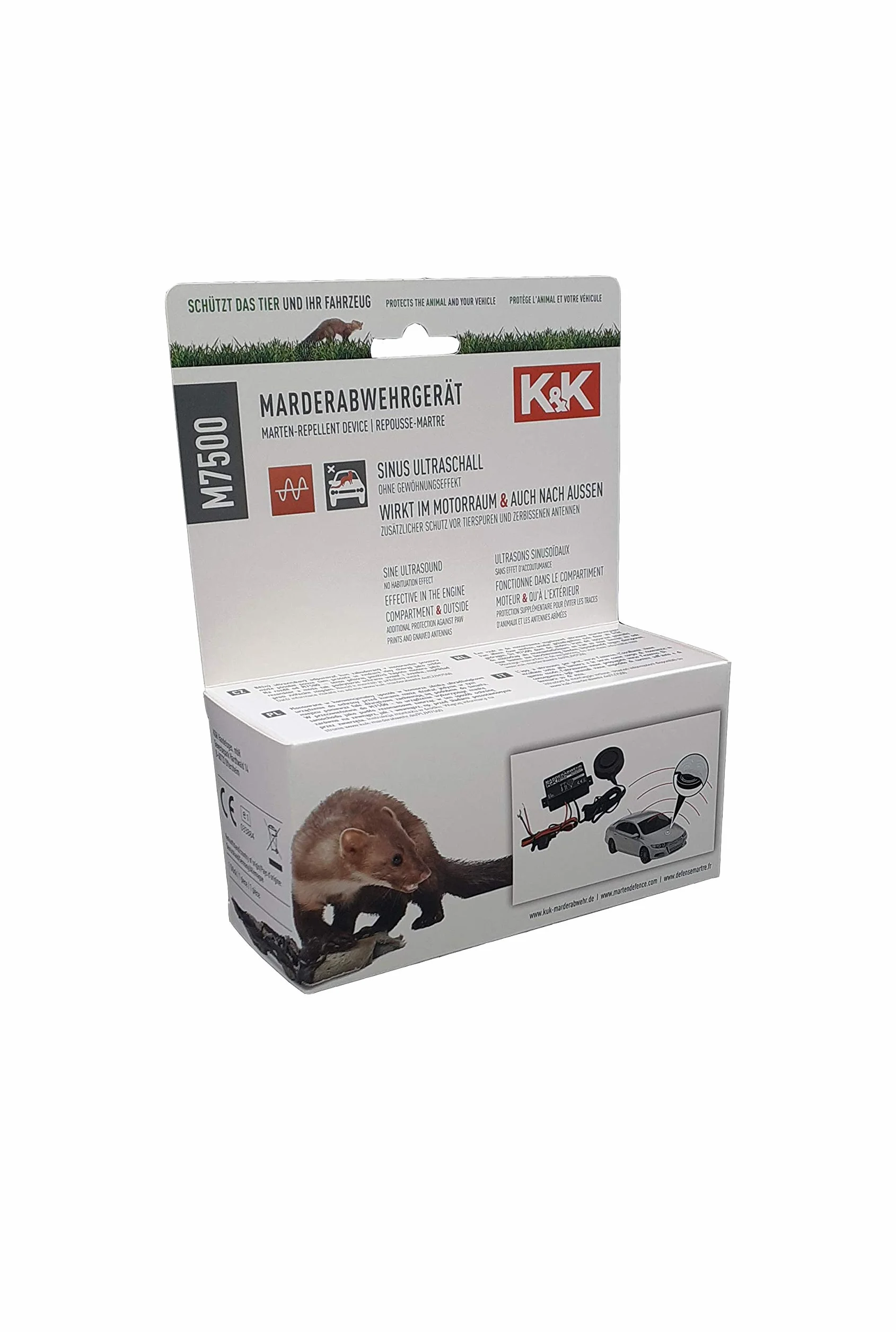 K&K 000054650H odstraszacz kun M7500 elektrotechniczny z ultradźwiękami