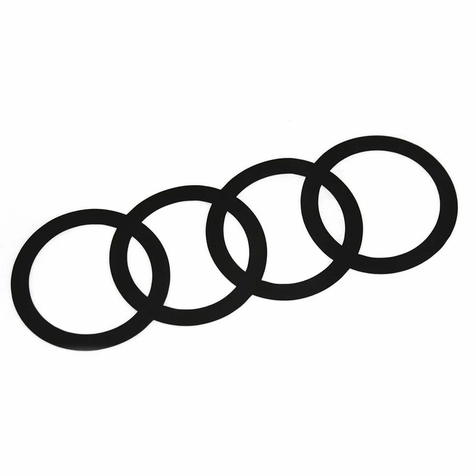 Audi Q2 C-Blade folia dekoracyjna, zestaw pierścieni Audi do zewnętrznych pierścieni, kolor brylantowa czerń 81B064317 Y9B