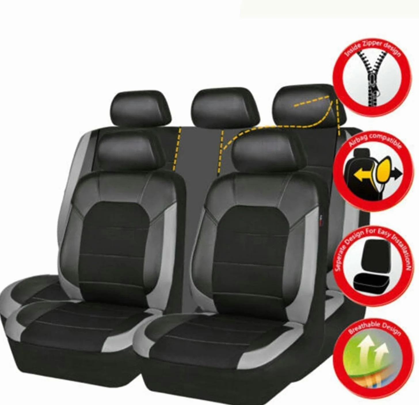 Pokrowce na fotele samochodowe Uniwersalne do Skoda Octavia Rapid Kodiaq Octavia A7 Octavia 2 Octavia A5 Tour Fabia 1 Fabia 3 Superb Spaceback Felicia Zestawy Pokrycia Siedzisk