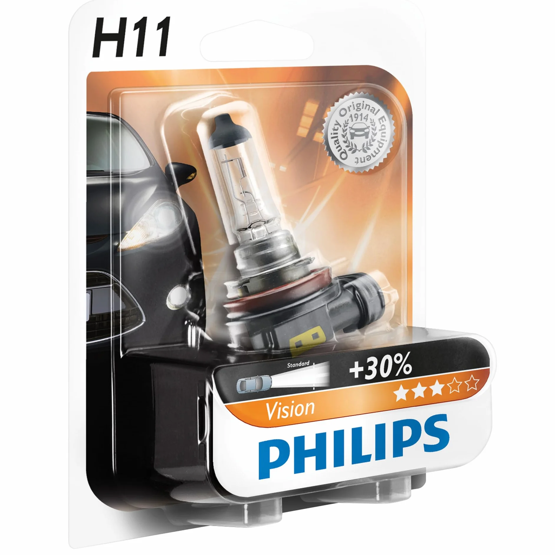 Philips Żarówka, Srebrny, H11