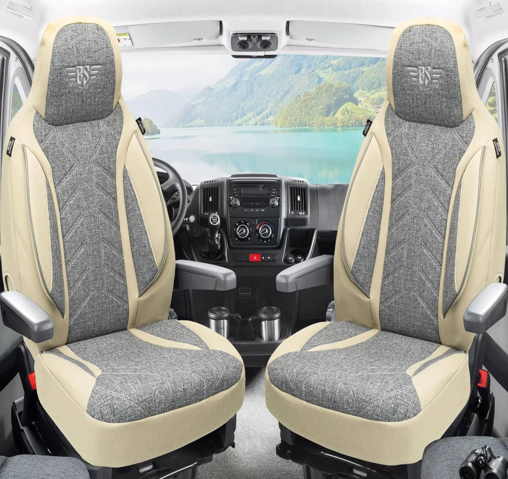 BREMER SITZBEZÜGE Pokrowce na przyczepy kempingowe FIAT Ducato Jumper Boxer PLKT209