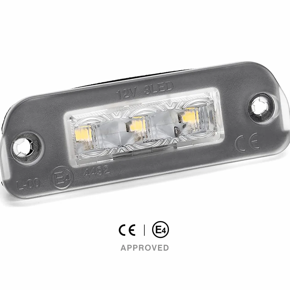 Oświetlenie tablicy rejestracyjnej LED, lampa tylna, kompatybilna z M-ercedes B-enz ML W164 GL X164 R W251, tylko silnik wysokoprężny, biały ksenonowy, magistrala Can-Bus, oświetlenie tablicy
