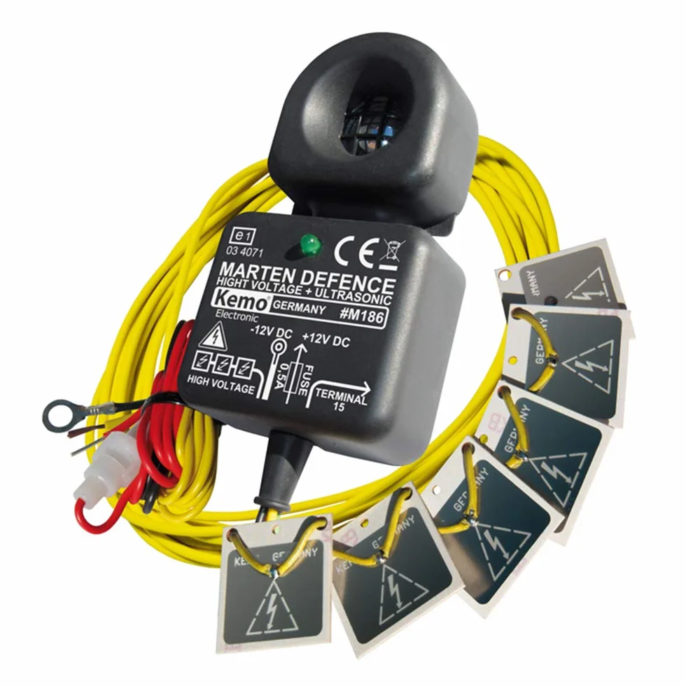 Kemo M186 Odstraszacz, Czarny, 125 x 70 x 31 mm