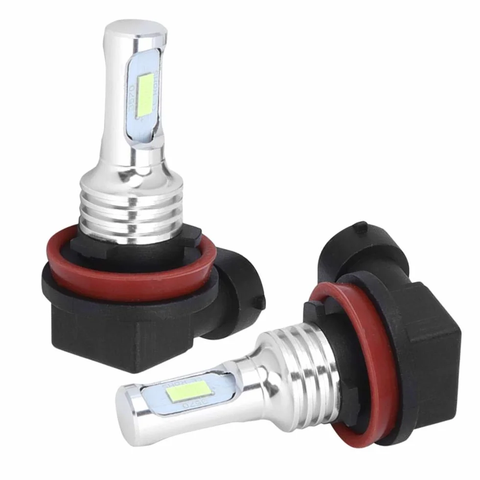 Tbest Żarówka LED przeciwmgielna, 2 szt. H8/H11 80 W 8000K Ice Blue12-24 V uniwersalna żarówka przeciwmgielna