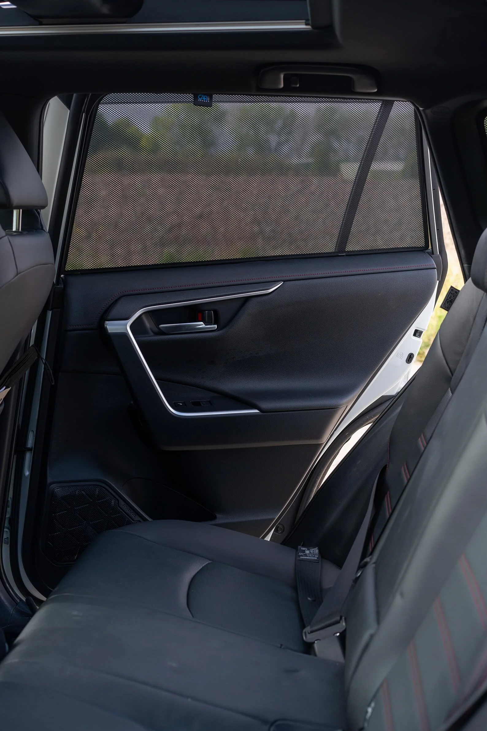 CAR SHADES zestaw (tylne drzwi boczne) kompatybilny z Toyota RAV-4 (5. generacji) 2018- (2 sztuki) - niestandardowe osłony przeciwsłoneczne do samochodów
