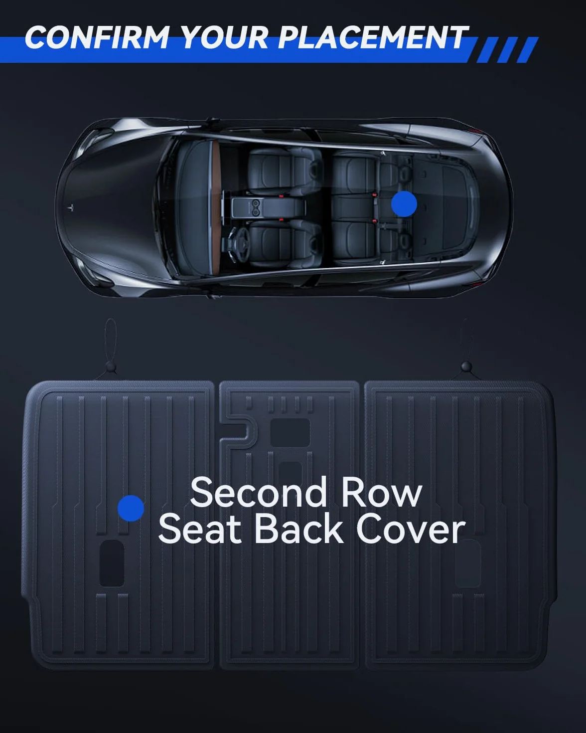 UK-RHD pokrowiec na tylne siedzenie w drugim rzędzie do Tesla Model Y 2025 Juniper All-Weather TPE ochraniacz na siedzenie wodoodporny i antypoślizgowy pokrowiec na tylne siedzenie Tesla Model Y