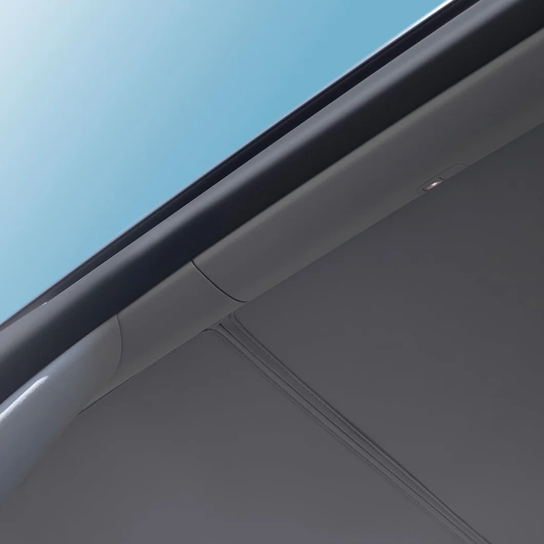 VION Tesla 2020–2024 Model Y osłony przeciwsłoneczne na dach – precyzyjne dopasowanie, bez zwisania, pełne zaciemnienie