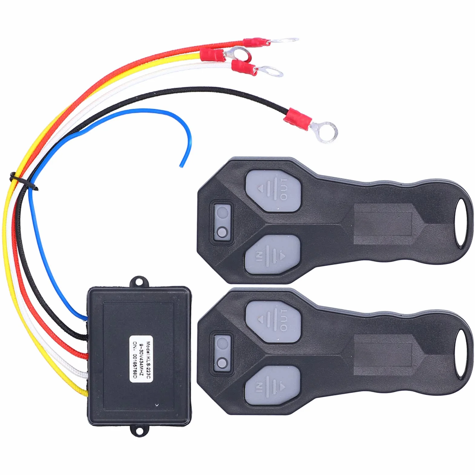 Akozon Zdalnego Sterowania, 2 szt. Bezprzewodowy Pilot Zdalnego Sterowania 12V Elektryczny Zamiennik do ATV Truck Uniwersalny