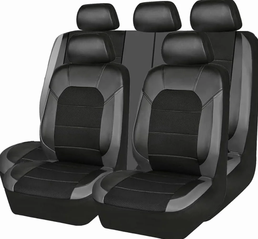 Zestawy pokrowców na siedzenia samochodowe Dla Suzuki Grand Vitara (JT) 3.Gen (4door), skórzane ochraniacze przód tył wygodne i oddychające pokrowce na poduszki,B