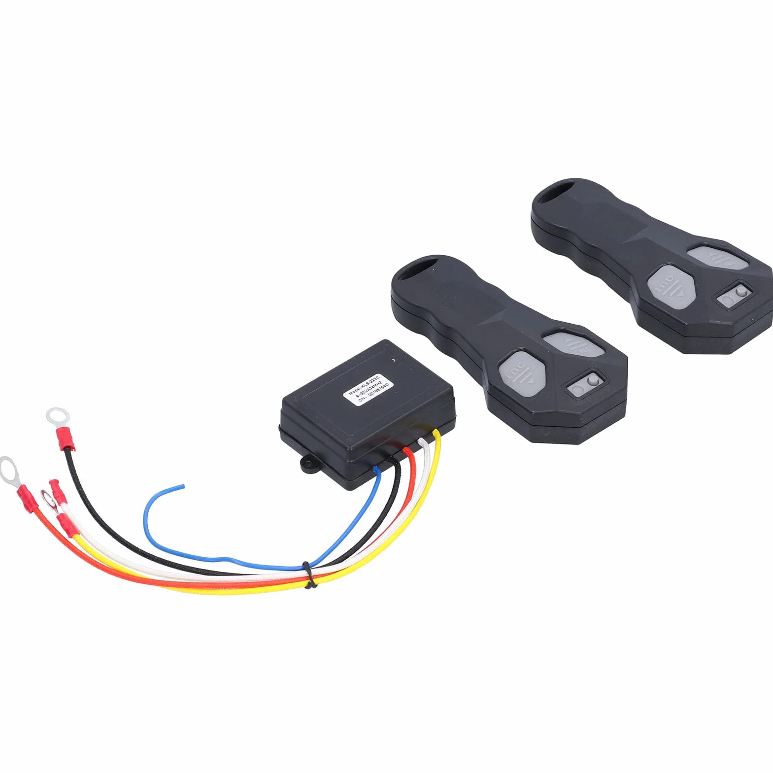 Akozon Zdalnego Sterowania, 2 szt. Bezprzewodowy Pilot Zdalnego Sterowania 12V Elektryczny Zamiennik do ATV Truck Uniwersalny