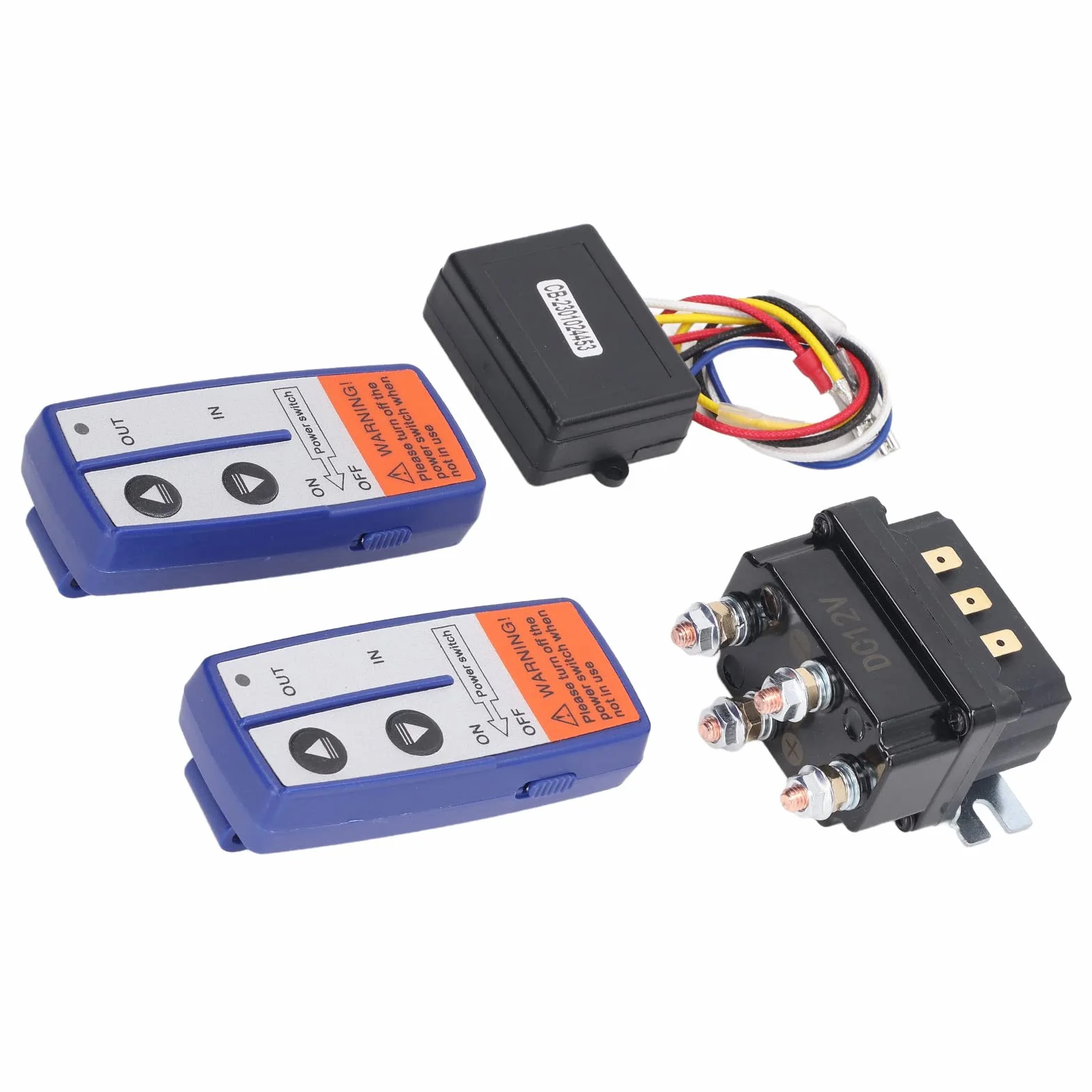 LR4250 12V 250a Zestaw Przekaźnika Wciągarki, 30W Zamienny Elektromagnes Przekaźnika Wciągarki Z Pilotami Do Wielofunkcyjnego Pojazdu ATV Ciągnik Ogrodowy Elektryczny