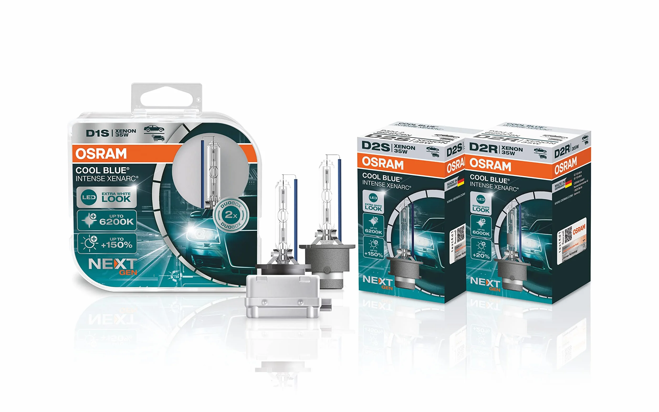 XENARC COOL BLUE INTENSE D1S, Składane pudełko