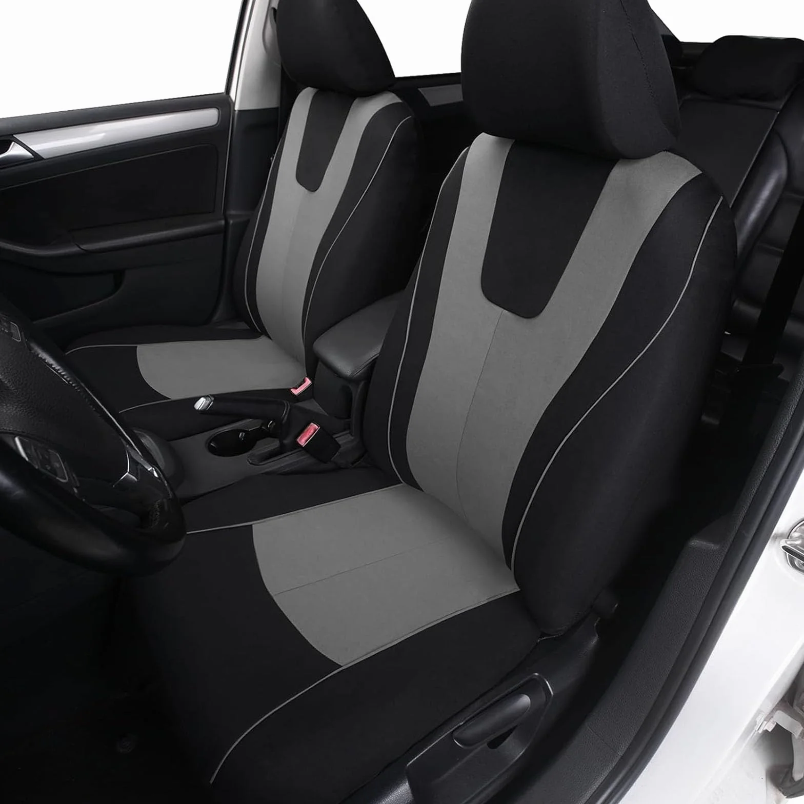 MaKeMoney Pokrowce na siedzenia samochodowe do Toyota Yaris Cross SUV 2021, 2022, 2023, 2024, 2025, 9 szt., pełny zestaw ochraniaczy na siedzenia samochodowe, wodoodporne, oddychające akcesoria
