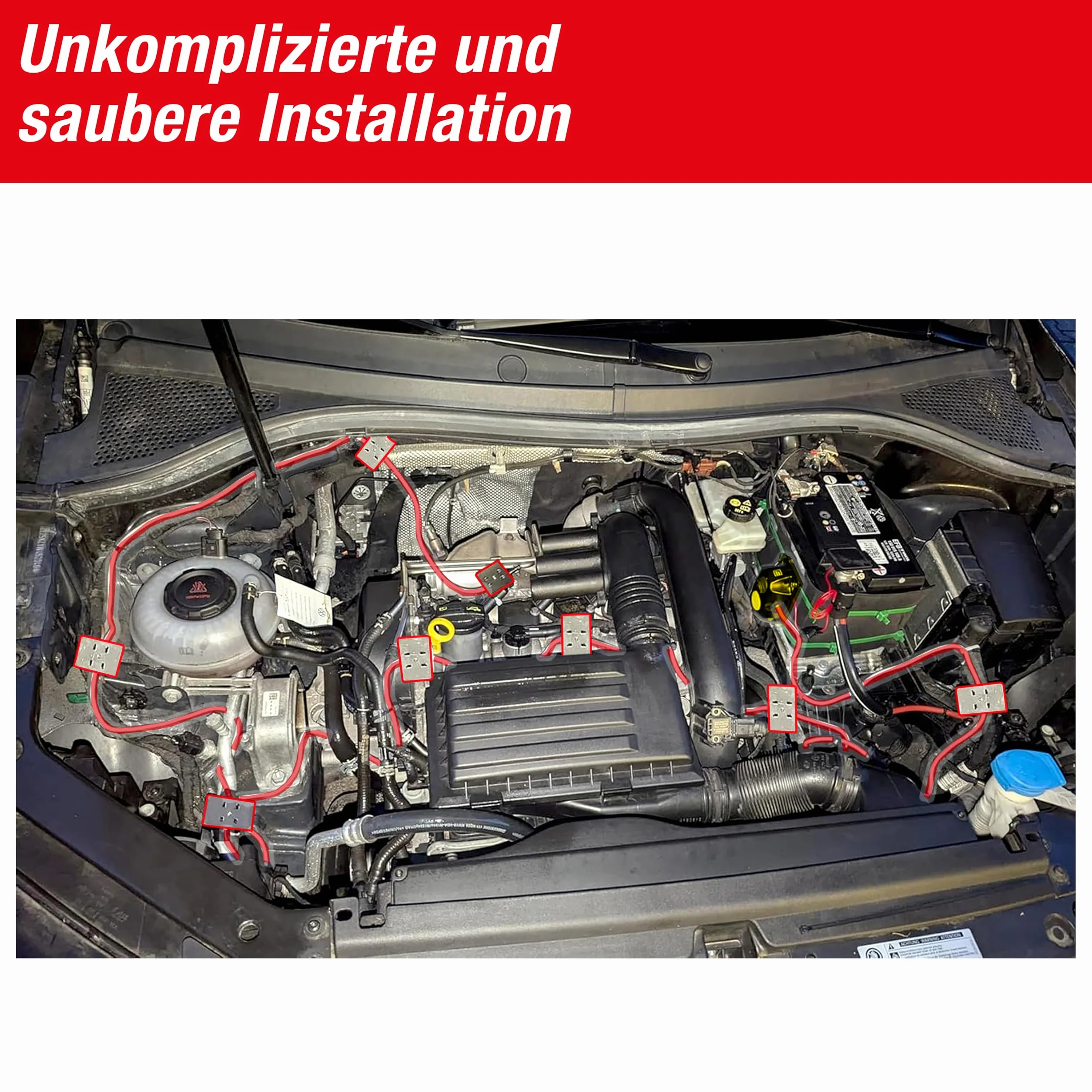SWISSINNO MarderStop Samochodowy odstraszacz kun 12V – Ultradźwięki + płyty wysokiego napięcia – LED kontrolna – Niski pobór prądu – IP65 – Ochrona komory silnika i przewodów